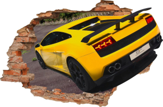 Detské samolepky na stenu - 3D samolepky na stenu Autá Jeep 160x110