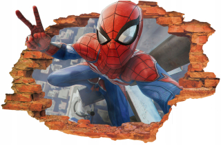 Detské samolepky na stenu - 3D samolepky na stenu Spiderman pre deti komických