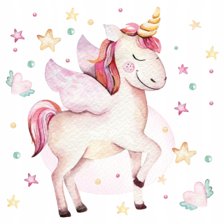 Detské samolepky na stenu - Samolepky na stenu Unicorn Unicorn 7 100 cm