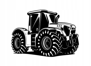 Detské samolepky na stenu - Samolepky na stenu traktor TRAKTOR