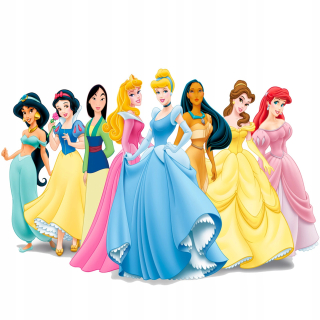 Detské samolepky na stenu - Samolepky na stenu pre dieťa Disney Princess