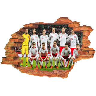 Detské samolepky na stenu - Samolepky na stenu hole 3d futbal