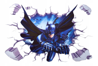 Detské samolepky na stenu - Nástenné nástenné nálepky Batman WS-0261