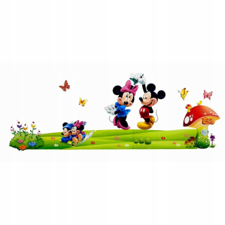 Detské samolepky na stenu - Stenové nálepky Mickey Minnie Mouse