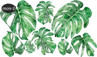 Detské samolepky na stenu - Samolepky samolepka na stenu MONSTERA LEAVES - list
