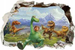 Detské samolepky na stenu - Samolepky na stenu Good Dinosaur 3D Dinosaury