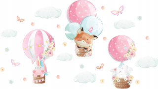 Detské samolepky na stenu - Detské samolepky na stenu Balóny D152 200cm