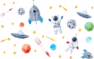 Detské samolepky na stenu - Samolepky na stenu pre deti Kosmos D151 100cm