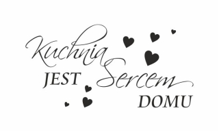 Detské samolepky na stenu - Nápis na stene kuchyňa je srdcom domu - 84