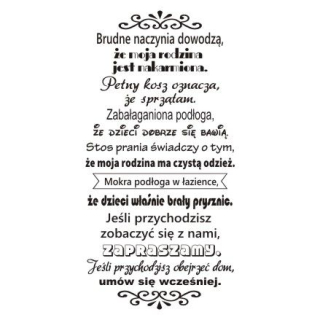 Detské samolepky na stenu - Múr nápis Sticker - Špinavý riad ... 230