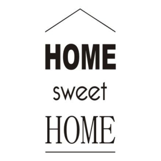 Detské samolepky na stenu - Múr nápis Sticker - Home Sweet Home - 202