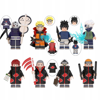 Zberateľská figúrka - Naruto Building Blocks Toy Japan Anime Obrázok