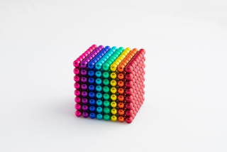 Magneticka stavebnica - NEOCUBE 5MM Magnetické gule 512 Rainbow PCS!