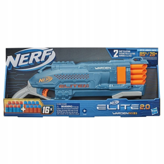 Pištoľ pre deti - NERF ELITE 2.0 WARDEN DB-8, 16 ŠÍPKY
