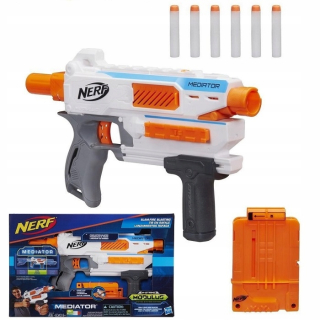 Pištoľ pre deti - Nerf modul mediátor launcher Blaster 6 výstrel