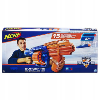 Pištoľ pre deti - Nerf N-Strike Elitná SurgeFire E0011 spúšťač