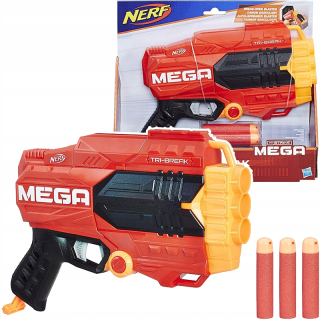 Pištoľ pre deti - NERF N-strike Mega Tri-break E0103 launcher
