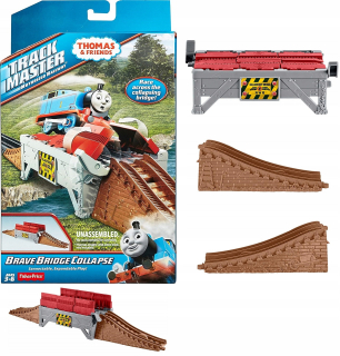 Dráha pre deti, stavebnica - Nebezpečný most - Tomek Thomas Tory Trackmaster