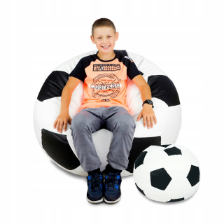Detský sedací vak - pufa - Non-Pouf ples 450 l 100 cm + eGate noha!