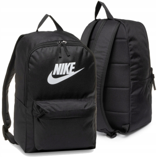 Čierny športový školský batoh Nike s vreckom na fľašu s vodou BA5879-011