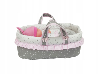 Nosič pre bábiky Gondola 45 cm s podstielkou