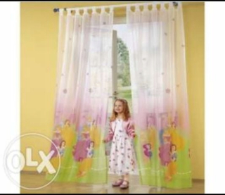 Záclony do detskej izby - New záclony Disney Princezná Princezná 140x140