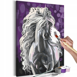 Image pre maľovanie s číslami Unicorn na darčeky