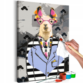 Plátne maľovanky s číslami DIY set