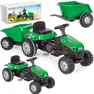 Detský traktor Pilsan Black, Green