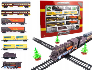 Dráha pre deti, stavebnica - Obrovský 10M Elektrický front vlak 1:87 996cm