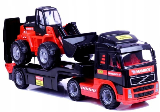 Tatra, nákladné auto - OBROVSKÉ RÝPADLO VOLVO TRUCK LAWETA + WADER