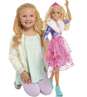 Bábika Barbie - Obrovská bábika Barbie 70cm dobrodružstvách princeznej