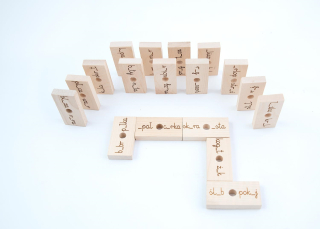 Orthomino Orthographic Domino Vzdelávacia pomoc