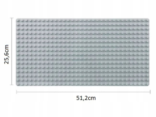 Obrovská, šedá dlažba, na Lego Duplo