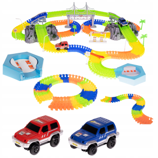 Obrovská pretekárske auto track 4,8 m + 2 autá