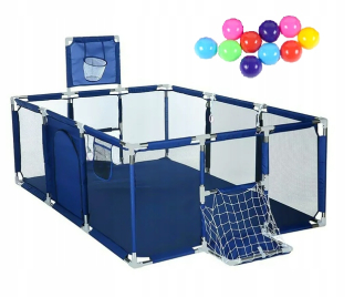 Bestomi ohrádka PER S BRÁŇOVÝM KOŠÍKOM SUCHÝ BAZÉN 180 x 122 cm