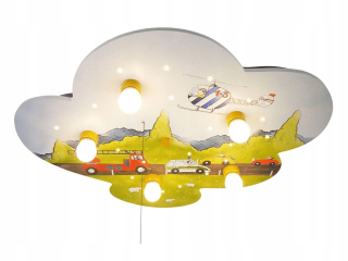 Luster do detskej izby - P36 Nordmann strop lampy cloud XXL