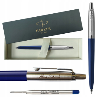 Parker 2123427 výsuvné guľôčkové pero, modré