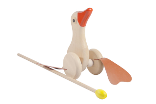 Čerpadlo Słapyrzka Duck Drevo - pre batoľa!