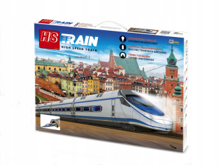 Vláčik, vláčikodráha - Pendolino poľské farby rýchle fronty batérie