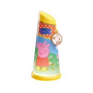 Nočná lampa do detskej izby - Peppa Pig Swink Pepa Lampa baterka 2v1
