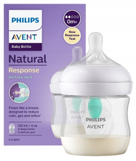 Philips Avent AirFree SCY670/01 fľaša s antikolikovým krytom 125 ml