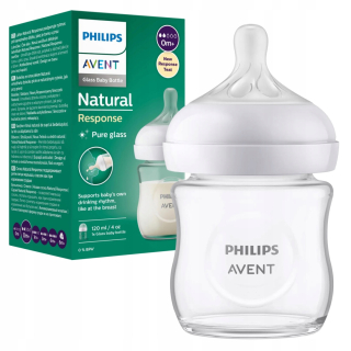 Philips Avent SCY930/01 Fľaša z prírodného skla 120 ml