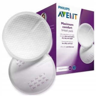 Jednorazové vložky Philips Avent biele 100 ks.