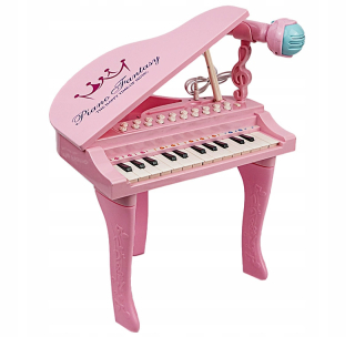 Detské piano karaoke reťazca mikrofón