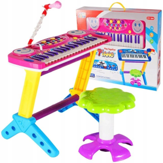 Piano Klávesnica Orgány s mikrofónom pre deti