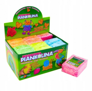 Modelovacia pena - Kulaczkowa pianecoline hmotnosť 12 neon kociek