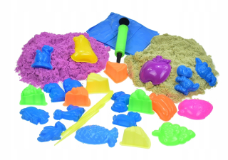 Kinetický piesok - Kinetic piesok 2 kg a plesní a pieskovisko
