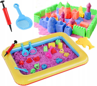 Kinetický piesok - Sand Kinetic Mold Set + Pool Sandbox