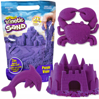 Kinetický piesok - Kinetic piesok živé purpurovej farby 900 g +